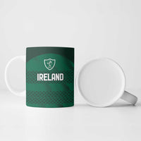 Custom Ireland Rugby Ceramic Mug Celtic Heritage - Wonder Print Shop