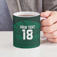 Custom Ireland Rugby Ceramic Mug Celtic Heritage - Wonder Print Shop