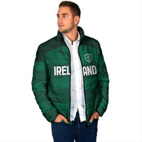 Custom Ireland Rugby Padded Jacket Celtic Heritage - Wonder Print Shop