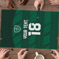 Custom Ireland Rugby Puzzle Celtic Heritage - Wonder Print Shop