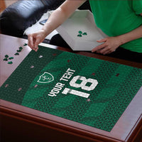 Custom Ireland Rugby Puzzle Celtic Heritage - Wonder Print Shop
