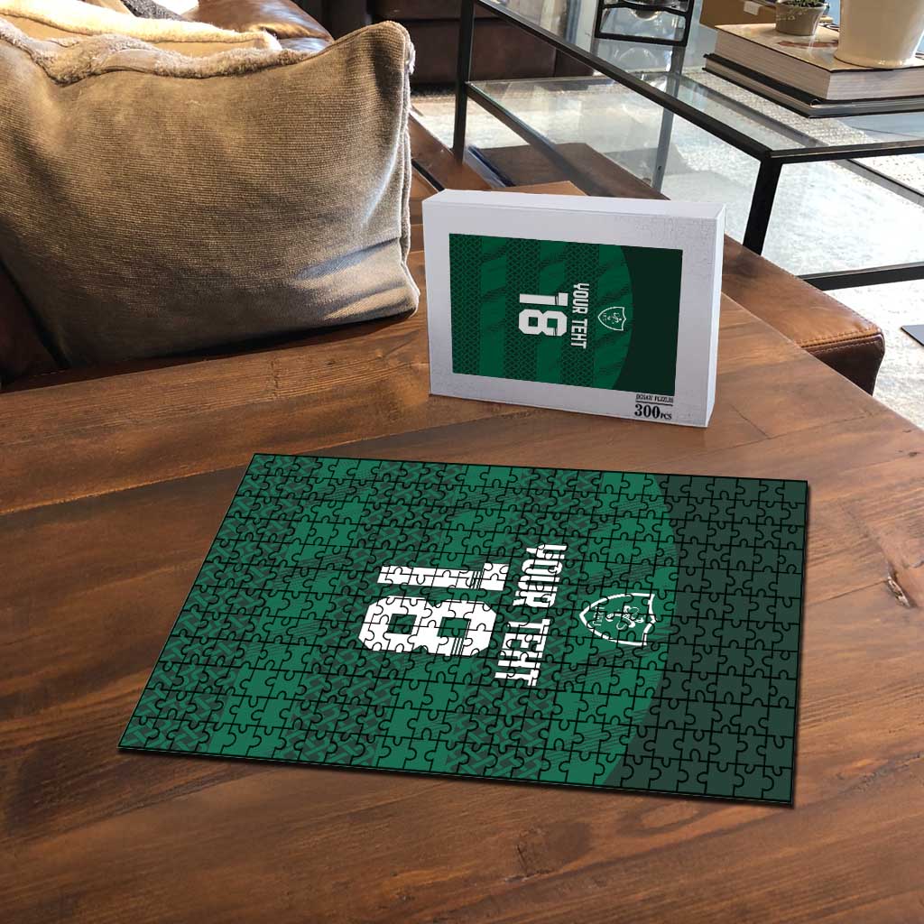 Custom Ireland Rugby Puzzle Celtic Heritage - Wonder Print Shop