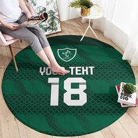 Custom Ireland Rugby Round Carpet Celtic Heritage - Wonder Print Shop