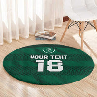 Custom Ireland Rugby Round Carpet Celtic Heritage - Wonder Print Shop