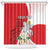 Personalized Georgia Independence Restoration Day Shower Curtain Dzala Ertobashia Rosa Laevigata