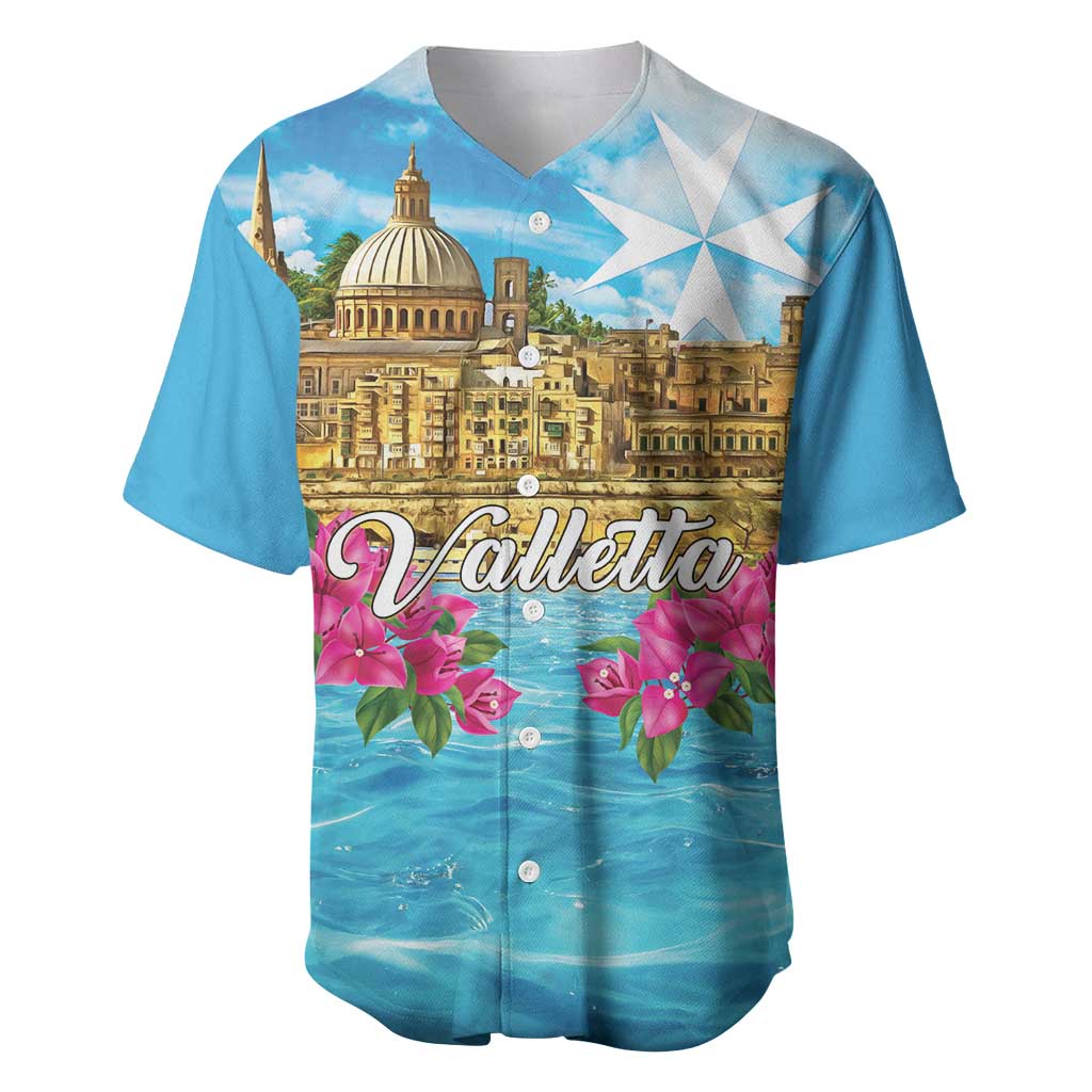 Personalized Malta Baseball Jersey Valletta Capital Maltese Cross