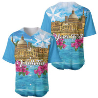 Personalized Malta Baseball Jersey Valletta Capital Maltese Cross