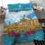 Personalized Malta Bedding Set Valletta Capital Maltese Cross