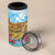 Personalized Malta 4 in 1 Can Cooler Tumbler Valletta Capital Maltese Cross