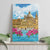 Personalized Malta Canvas Wall Art Valletta Capital Maltese Cross