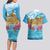 Personalized Malta Couples Matching Long Sleeve Bodycon Dress and Hawaiian Shirt Valletta Capital Maltese Cross