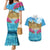 Personalized Malta Couples Matching Mermaid Dress and Hawaiian Shirt Valletta Capital Maltese Cross