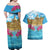 Personalized Malta Couples Matching Off Shoulder Maxi Dress and Hawaiian Shirt Valletta Capital Maltese Cross