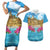 Personalized Malta Couples Matching Short Sleeve Bodycon Dress and Hawaiian Shirt Valletta Capital Maltese Cross