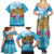 Personalized Malta Family Matching Summer Maxi Dress and Hawaiian Shirt Valletta Capital Maltese Cross