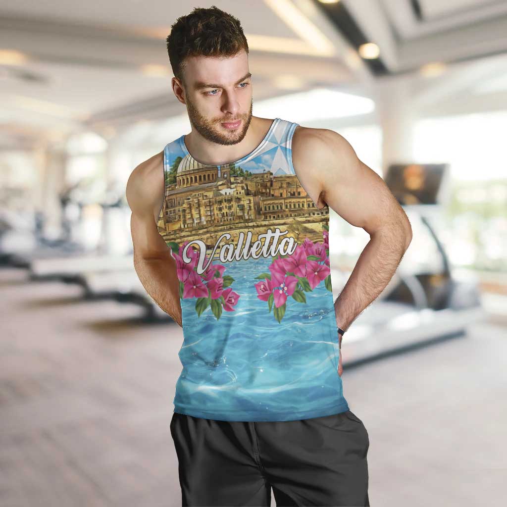 Personalized Malta Men Tank Top Valletta Capital Maltese Cross