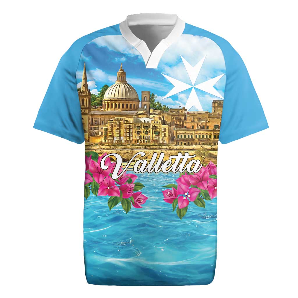 Personalized Malta Rugby Jersey Valletta Capital Maltese Cross