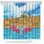 Personalized Malta Shower Curtain Valletta Capital Maltese Cross