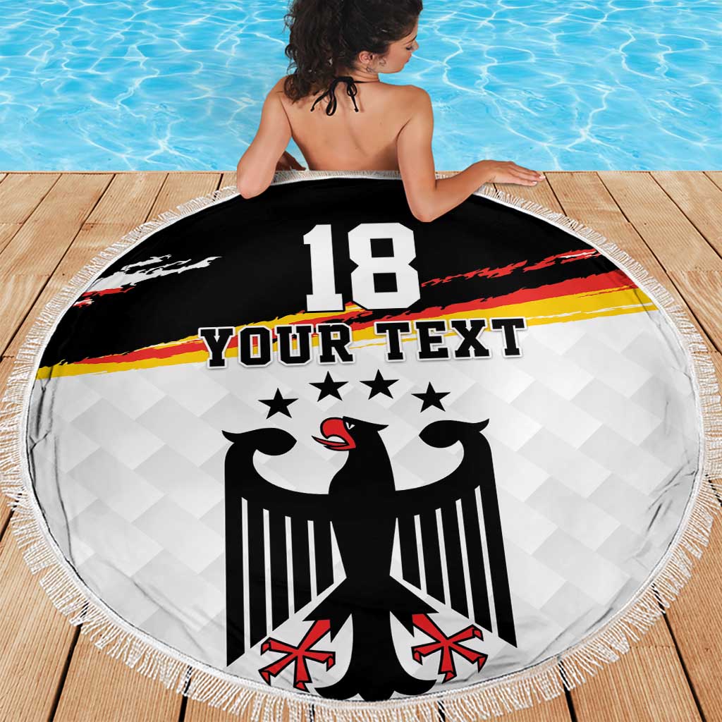 Custom Germany Football Beach Blanket Come On DFB-Team