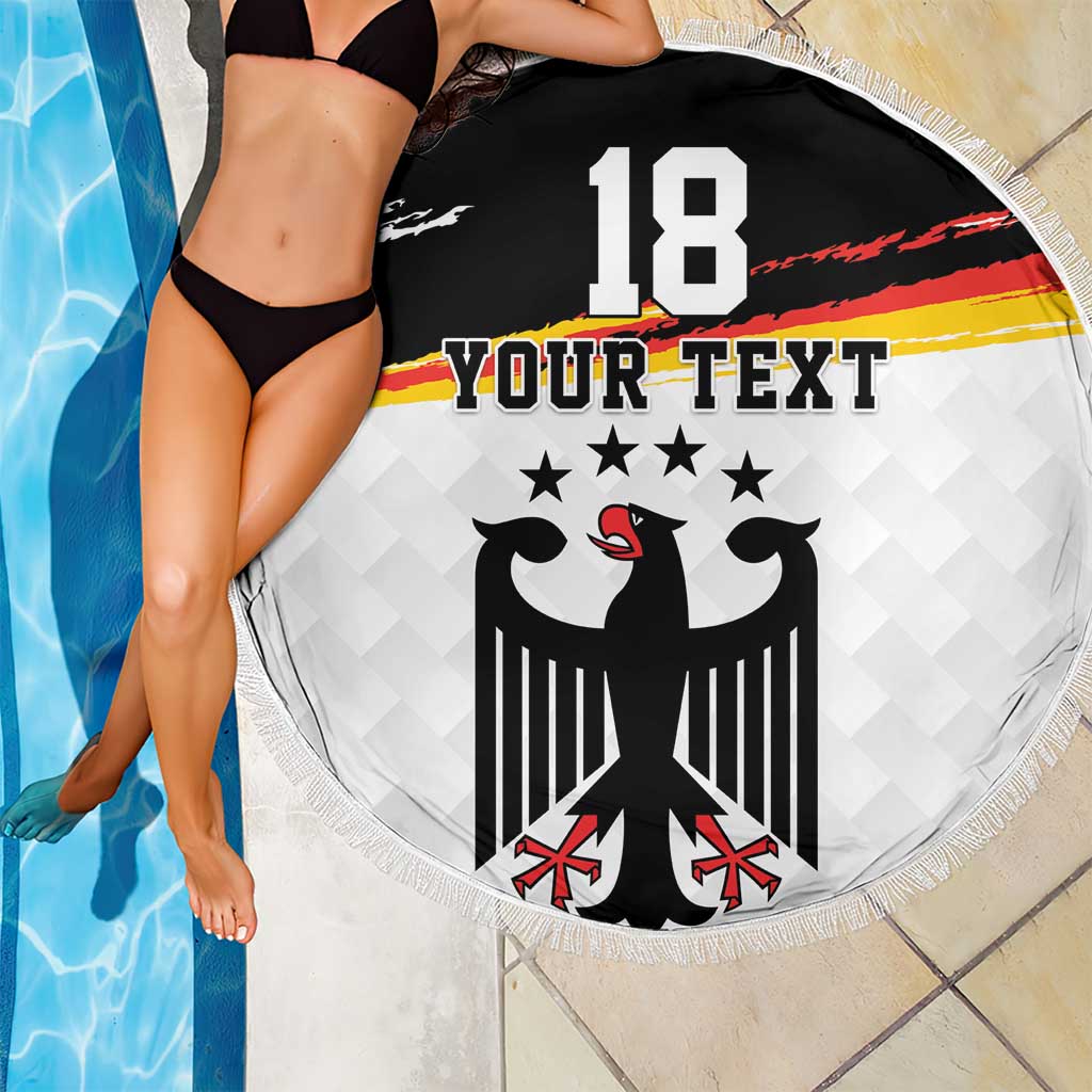 Custom Germany Football Beach Blanket Come On DFB-Team