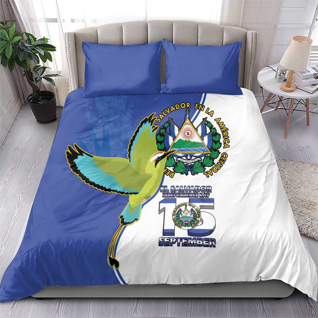 El Salvador Independence Day Bedding Set Dios Union Libertad - Wonder Print Shop