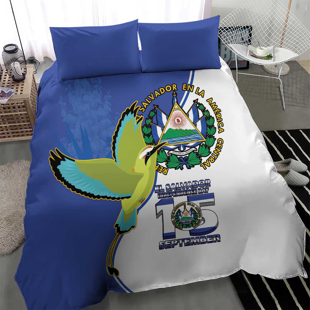 El Salvador Independence Day Bedding Set Dios Union Libertad - Wonder Print Shop