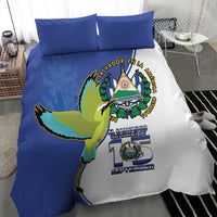 El Salvador Independence Day Bedding Set Dios Union Libertad - Wonder Print Shop