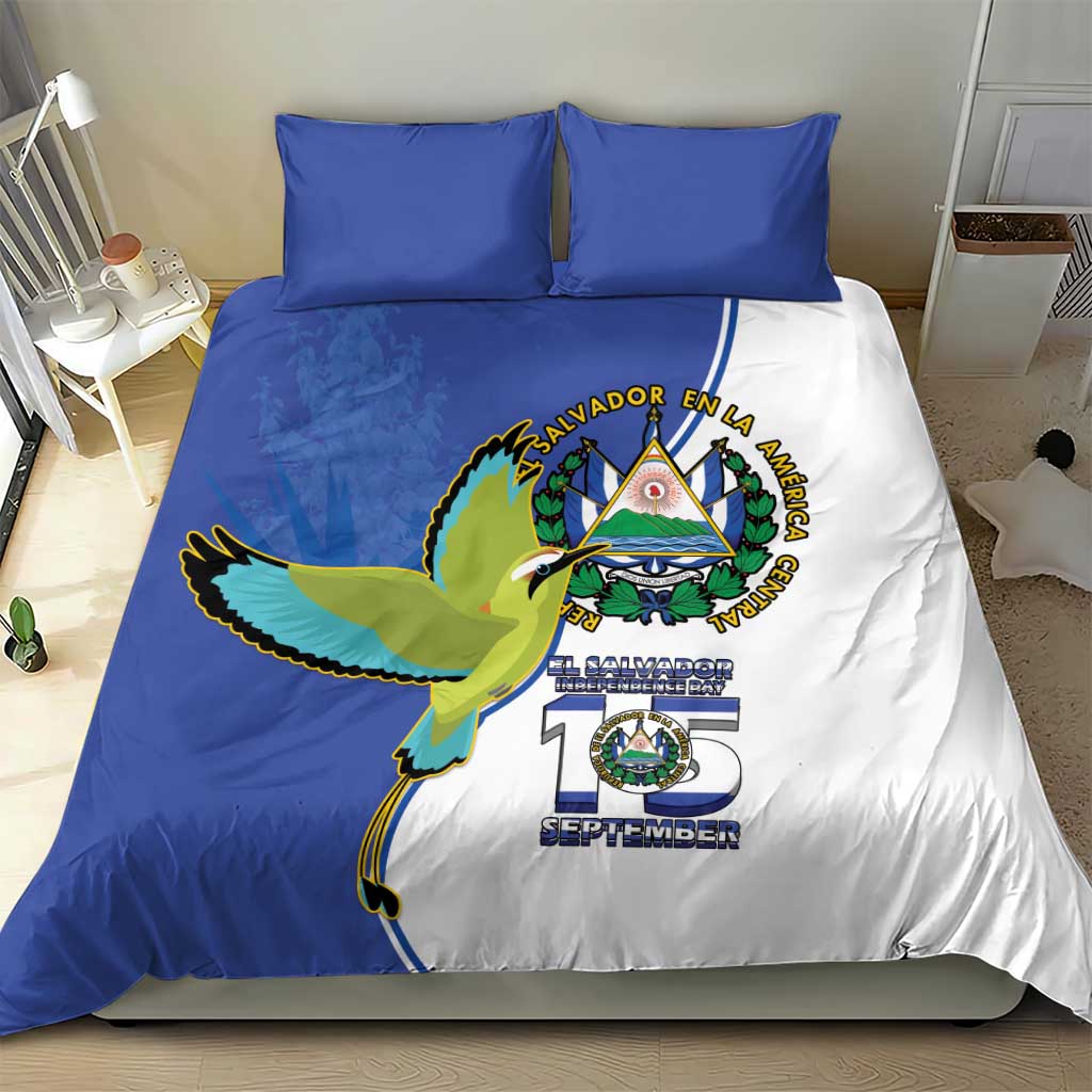 El Salvador Independence Day Bedding Set Dios Union Libertad - Wonder Print Shop