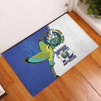 El Salvador Independence Day Rubber Doormat Dios Union Libertad - Wonder Print Shop