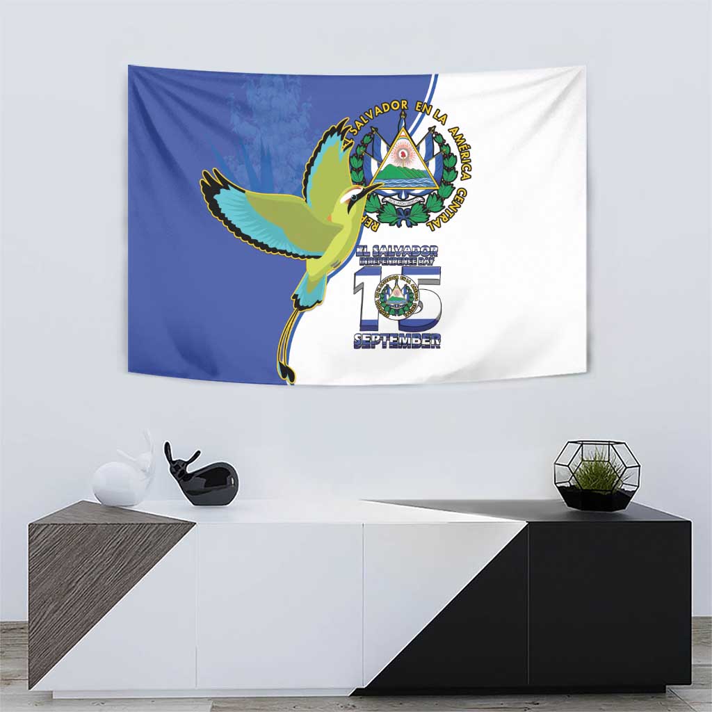 El Salvador Independence Day Tapestry Dios Union Libertad - Wonder Print Shop