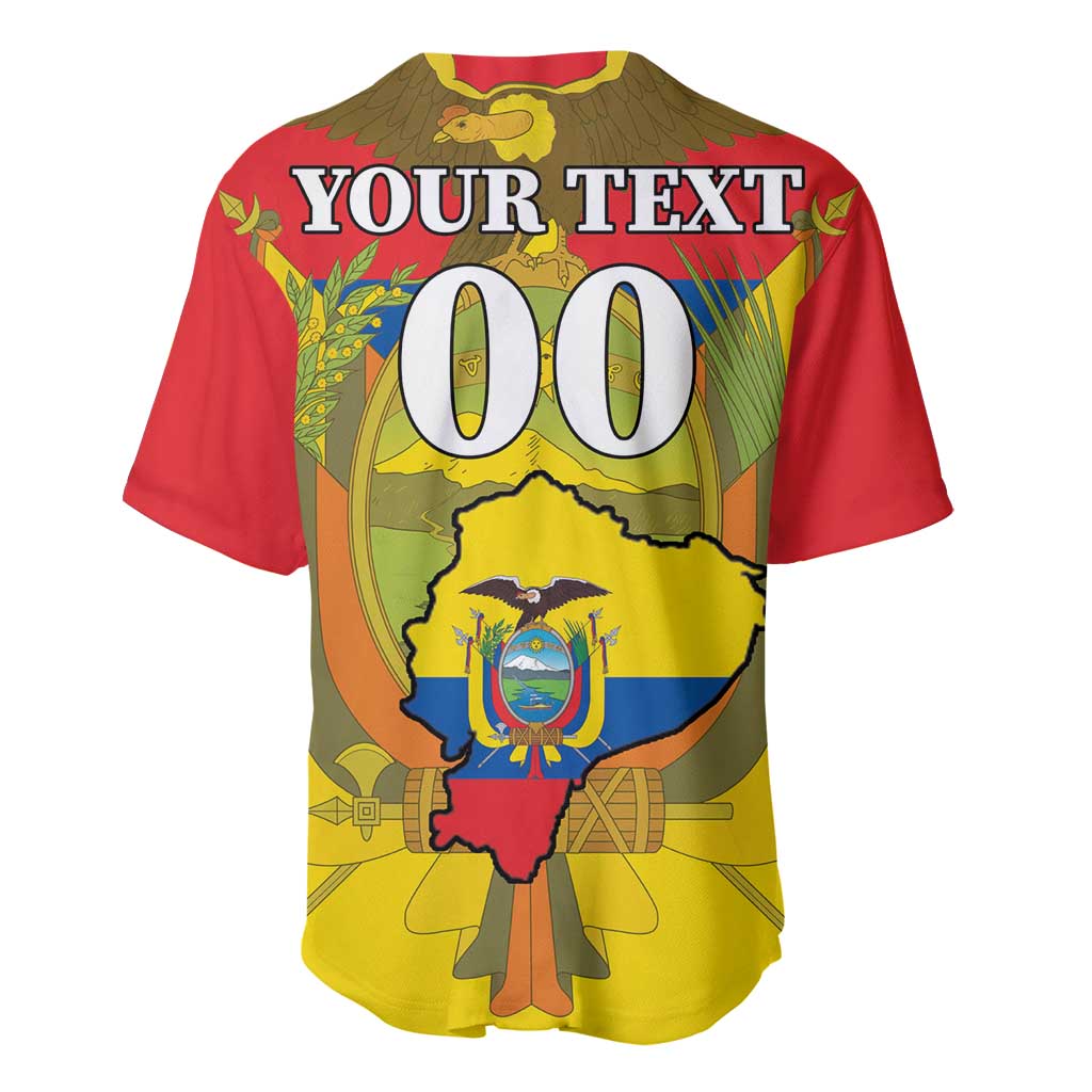 Red baseball jersey with 'YOUR TEXT' and large 00 graphic