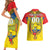 Custom Ecuador Independence Day 1809 Couples Matching Short Sleeve Bodycon Dress and Hawaiian Shirt Monumento a la Independencia - Wonder Print Shop