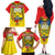 Custom Ecuador Independence Day 1809 Family Matching Off The Shoulder Long Sleeve Dress and Hawaiian Shirt Monumento a la Independencia - Wonder Print Shop