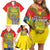 Custom Ecuador Independence Day 1809 Family Matching Off Shoulder Short Dress and Hawaiian Shirt Monumento a la Independencia - Wonder Print Shop