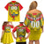 Custom Ecuador Independence Day 1809 Family Matching Off Shoulder Short Dress and Hawaiian Shirt Monumento a la Independencia - Wonder Print Shop