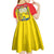 Custom Ecuador Independence Day 1809 Kid Short Sleeve Dress Monumento a la Independencia - Wonder Print Shop