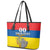 Custom Ecuador Independence Day 1809 Leather Tote Bag Monumento a la Independencia