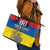 Custom Ecuador Independence Day 1809 Leather Tote Bag Monumento a la Independencia