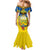 Custom Ecuador Independence Day 1809 Mermaid Dress Monumento a la Independencia - Wonder Print Shop