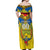 Custom Ecuador Independence Day 1809 Off Shoulder Maxi Dress Monumento a la Independencia - Wonder Print Shop