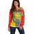 Custom Ecuador Independence Day 1809 Off Shoulder Sweater Monumento a la Independencia - Wonder Print Shop