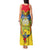 Custom Ecuador Independence Day 1809 Tank Maxi Dress Monumento a la Independencia - Wonder Print Shop