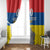 Custom Ecuador Independence Day 1809 Window Curtain Monumento a la Independencia - Wonder Print Shop