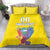 Custom Ecuador Independence Day Bedding Set Andean Condor With Coat Of Arms - Wonder Print Shop