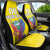 Custom Ecuador Independence Day Car Seat Cover Andean Condor With Coat Of Arms - Wonder Print Shop