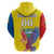 Custom Ecuador Independence Day Hoodie Andean Condor With Coat Of Arms - Wonder Print Shop