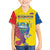 Custom Ecuador Independence Day Kid Hawaiian Shirt Andean Condor With Coat Of Arms - Wonder Print Shop