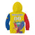 Custom Ecuador Independence Day Kid Hoodie Andean Condor With Coat Of Arms - Wonder Print Shop