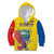 Custom Ecuador Independence Day Kid Hoodie Andean Condor With Coat Of Arms - Wonder Print Shop