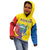 Custom Ecuador Independence Day Kid Hoodie Andean Condor With Coat Of Arms - Wonder Print Shop